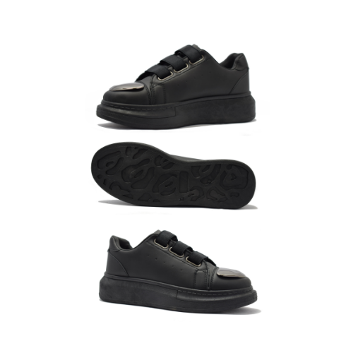 TOE CAP SNEAKERS BLACK