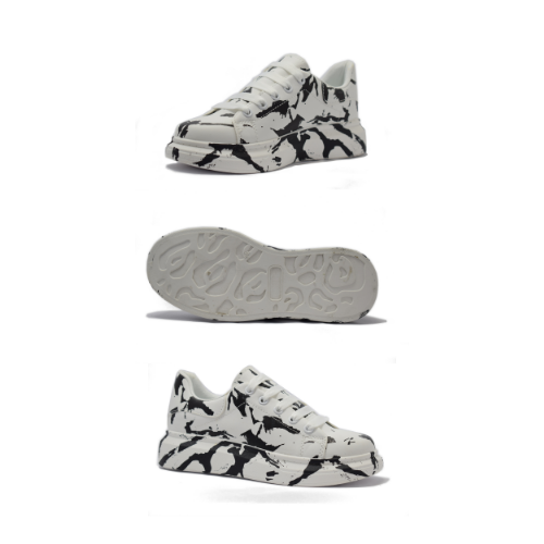 SPLASH SNEAKERS WHITE BLACK
