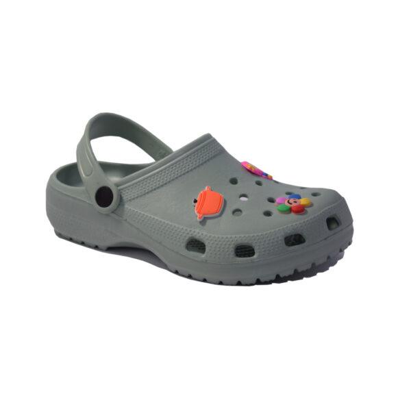 Ladies Clogs With Charms Sage Green