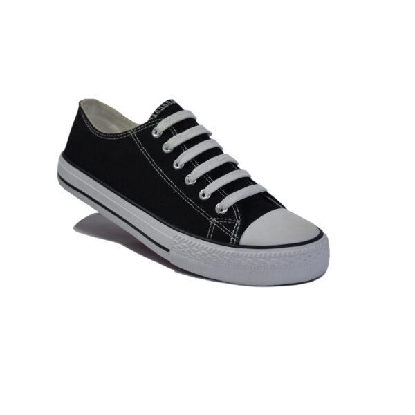 FLIEGEN CANVAS LOW CUT LADIES SNEAKER BLACK