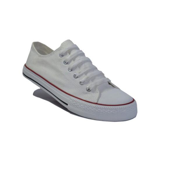 FLIEGEN CANVAS LOW CUT MEN’S SNEAKER WHITE