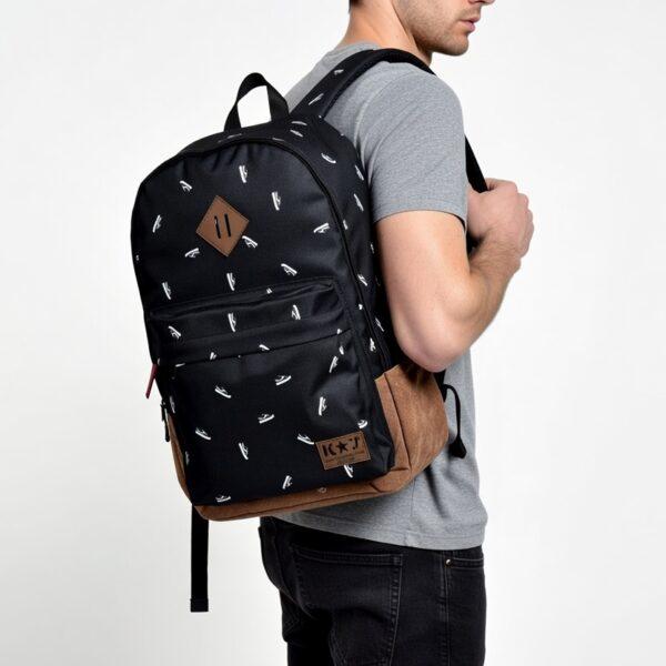 KLEVAS K7 HUSKY SCHOOL BAG / BACKPACK OLIVE - THETA SA