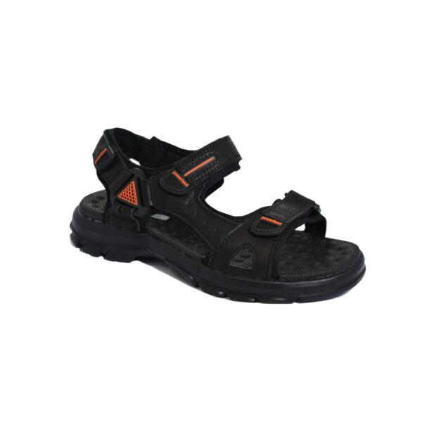 Powerland Men's Open Toe Hiking Sandals Black