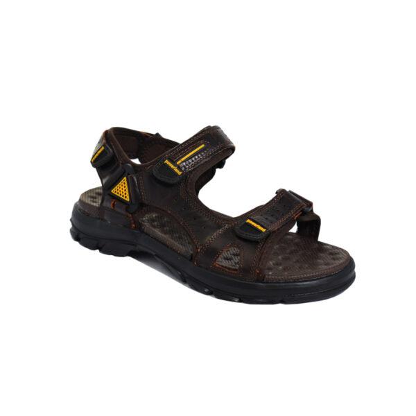 Powerland Men’s Open Toe Hiking Sandals Brown