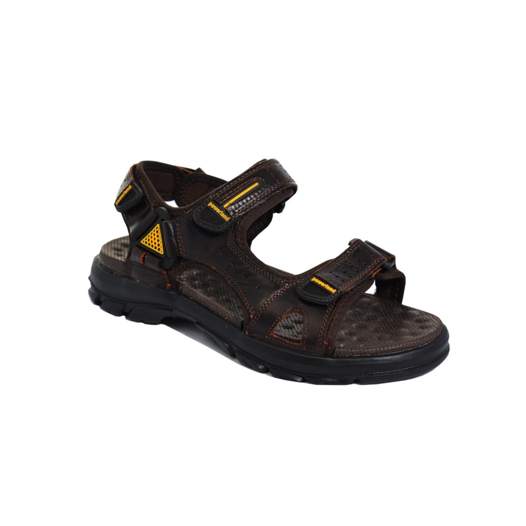 Powerland Mens Sandal Brown 1 Website