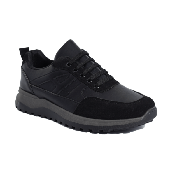 MEN'S CASUAL SNEAKER BLACK GREY D31